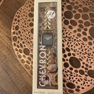 Chevron Gold Apple Watch Band